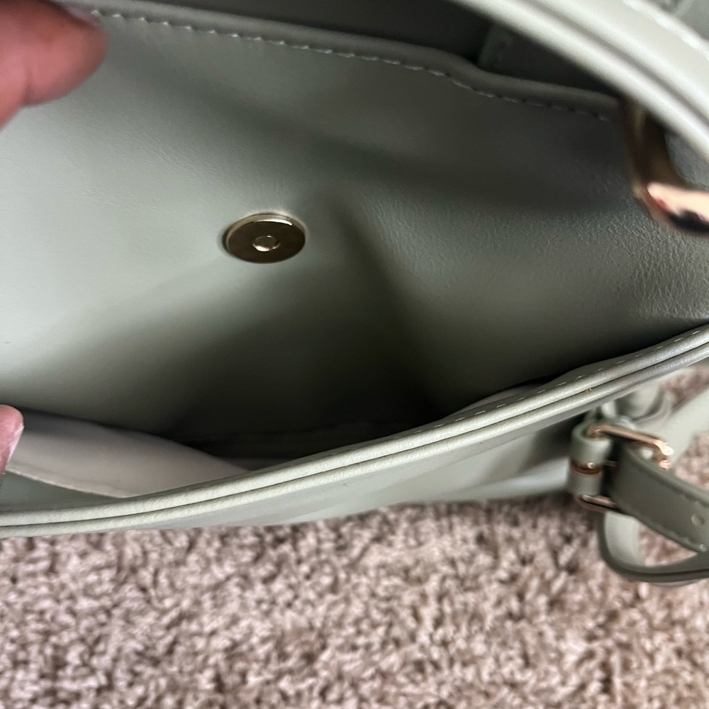 White Elm Sage Luna Drawstring Backpack - Picture 5 of 11